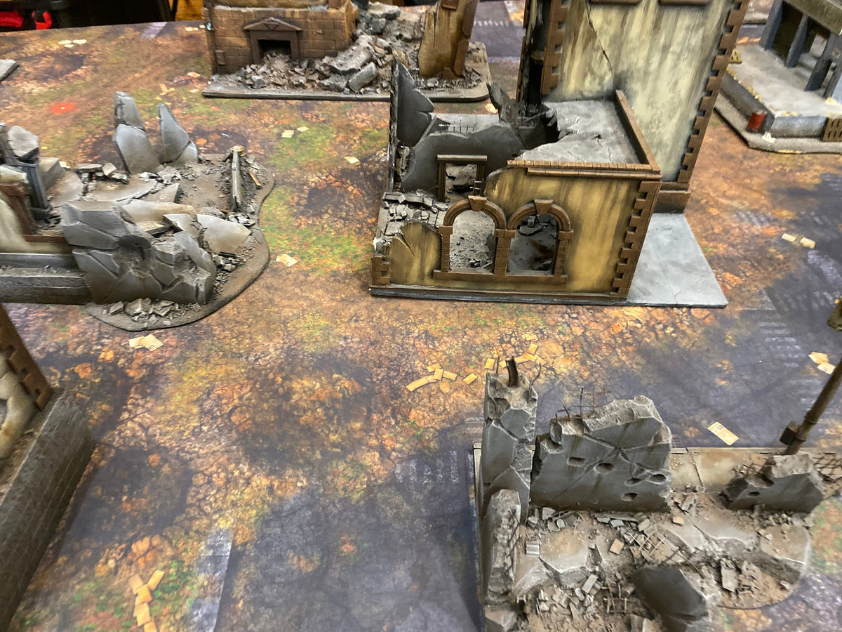 60x44" 'Ruined City' F.A.T. Mat Battle Gaming Mat