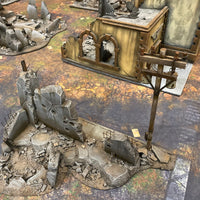 60x44" 'Ruined City' F.A.T. Mat Battle Gaming Mat