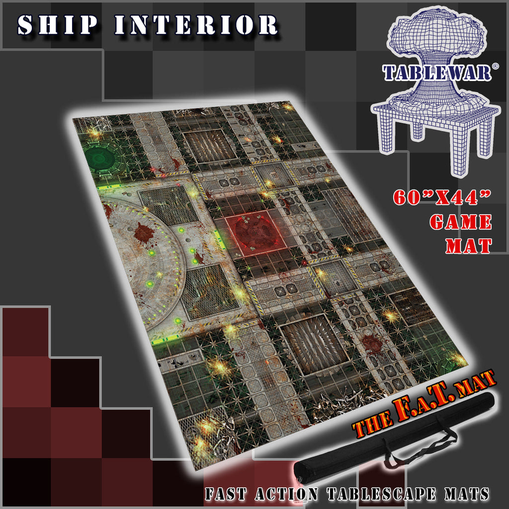 60x44" 'Ship Interior' F.A.T. Mat Battle Gaming Mat