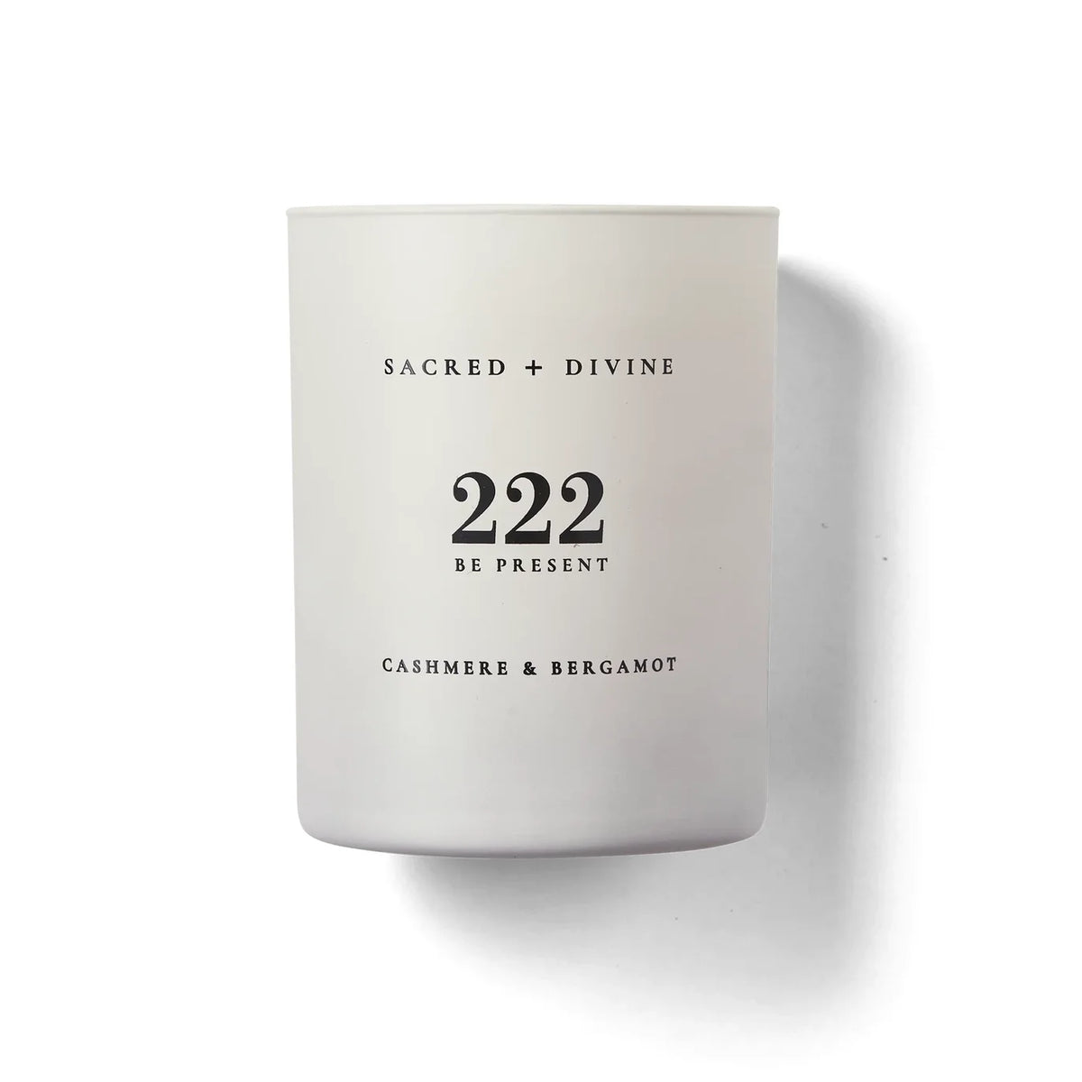 222 Be Present Candle – Cashmere Bergamot