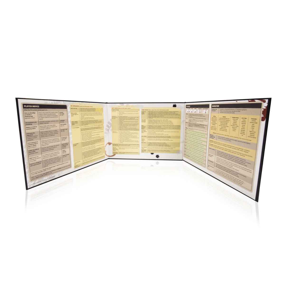 City of Mist MC Screen — 3-Panel Illustrated Game Master Screen