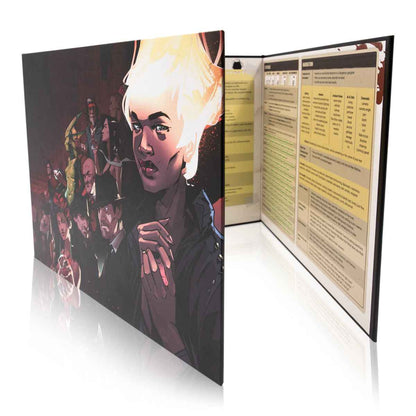 City of Mist MC Screen — 3-Panel Illustrated Game Master Screen