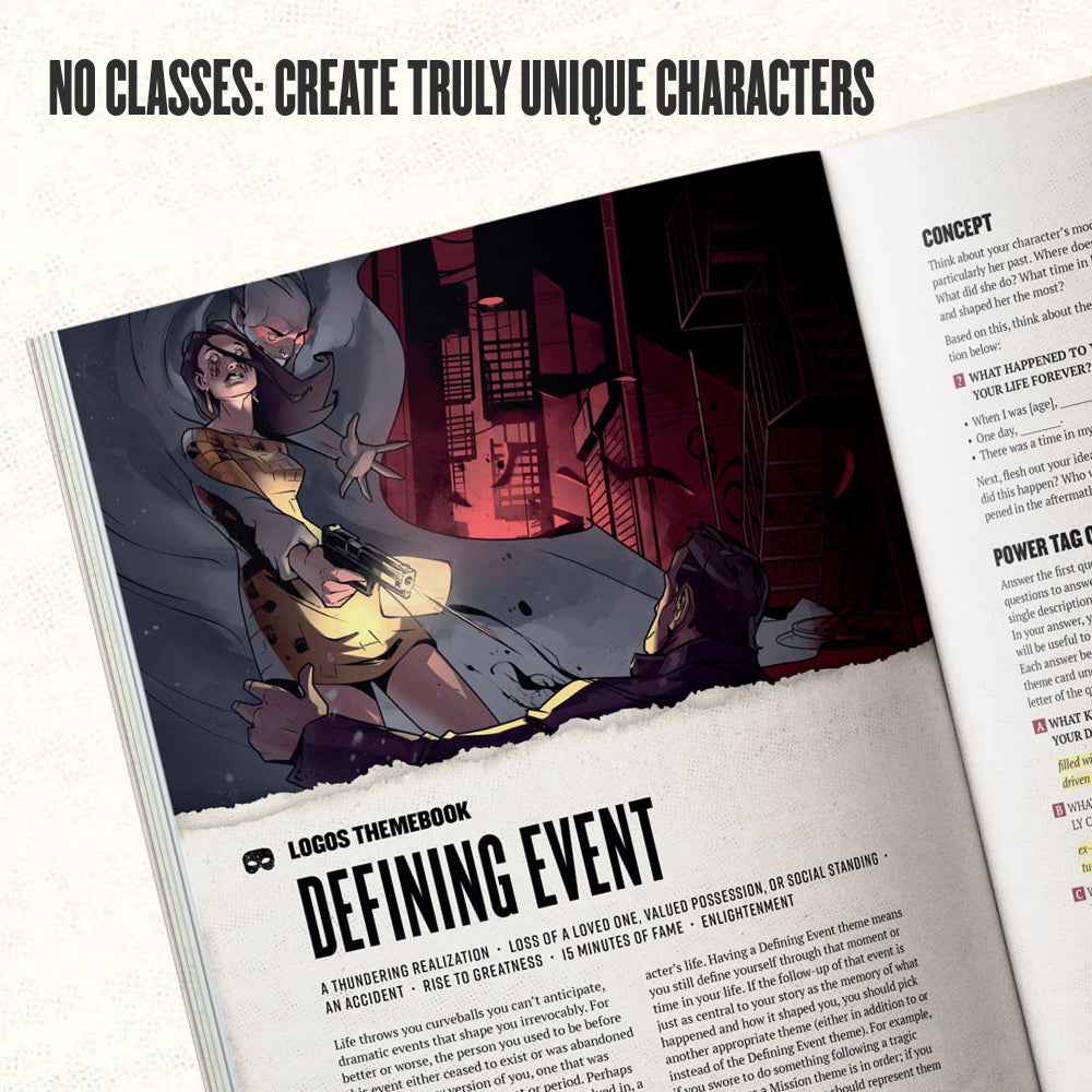 City of Mist Player's Guide — Characters, Rules & Development