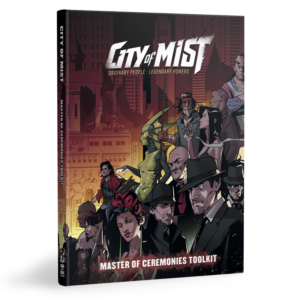 City of Mist Core Set — Premium Slipcase with Player's Guide, MC Toolkit & Screen