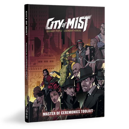 City of Mist Core Set — Premium Slipcase with Player's Guide, MC Toolkit & Screen
