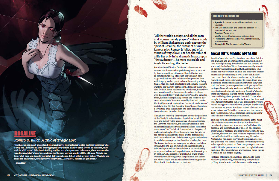 Shadows & Showdowns — City of Mist Expansion: Avatars, Gatekeepers & New Themebooks
