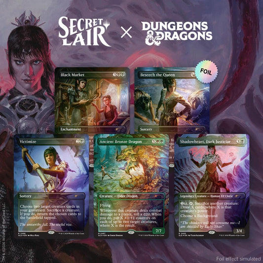 (Preorder) Secret Lair Drop: Secret Lair x Dungeons & Dragons: Shadowheart’s Devotion - Foil Edition [SLD]