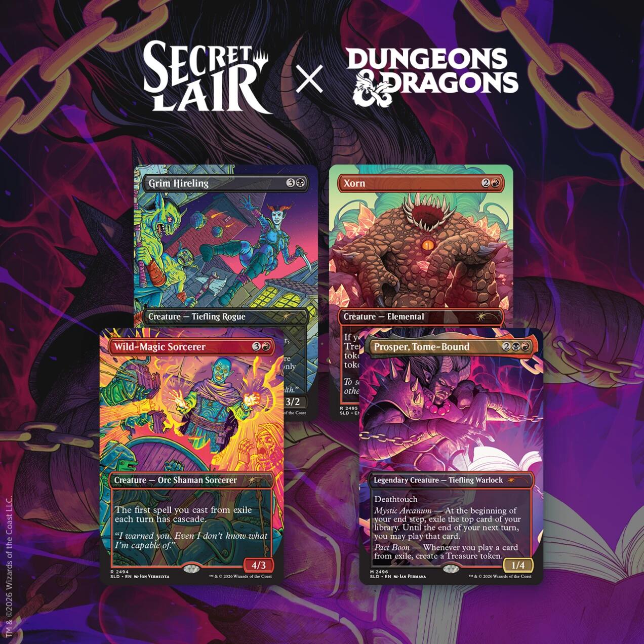 (Preorder) Secret Lair Drop: Secret Lair x Dungeons & Dragons: Shadow’s Over Baldur’s Gate - Non-Foil Edition [SLD]