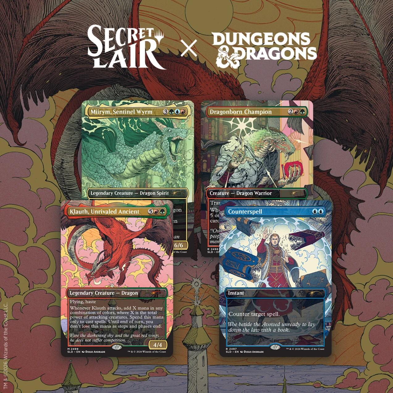(Preorder) Secret Lair Drop: Secret Lair x Dungeons & Dragons: Whisper ...