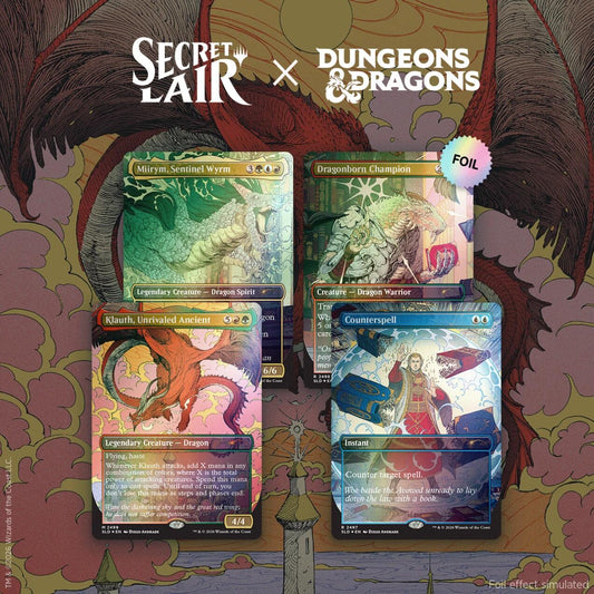 (Preorder) Secret Lair Drop: Secret Lair x Dungeons & Dragons: Whispers in Candlekeep - Foil Edition [SLD]