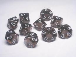Chessex d10 Set of 10 Dice