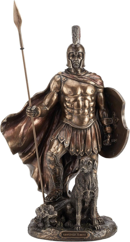 Odysseus Hero of the Odyssey & Argus Figurine