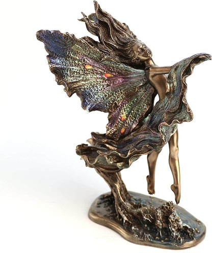 Where Moonbeams Fall – Josephine Wall Cold Cast Bronze Fairy & Pixie Figurine