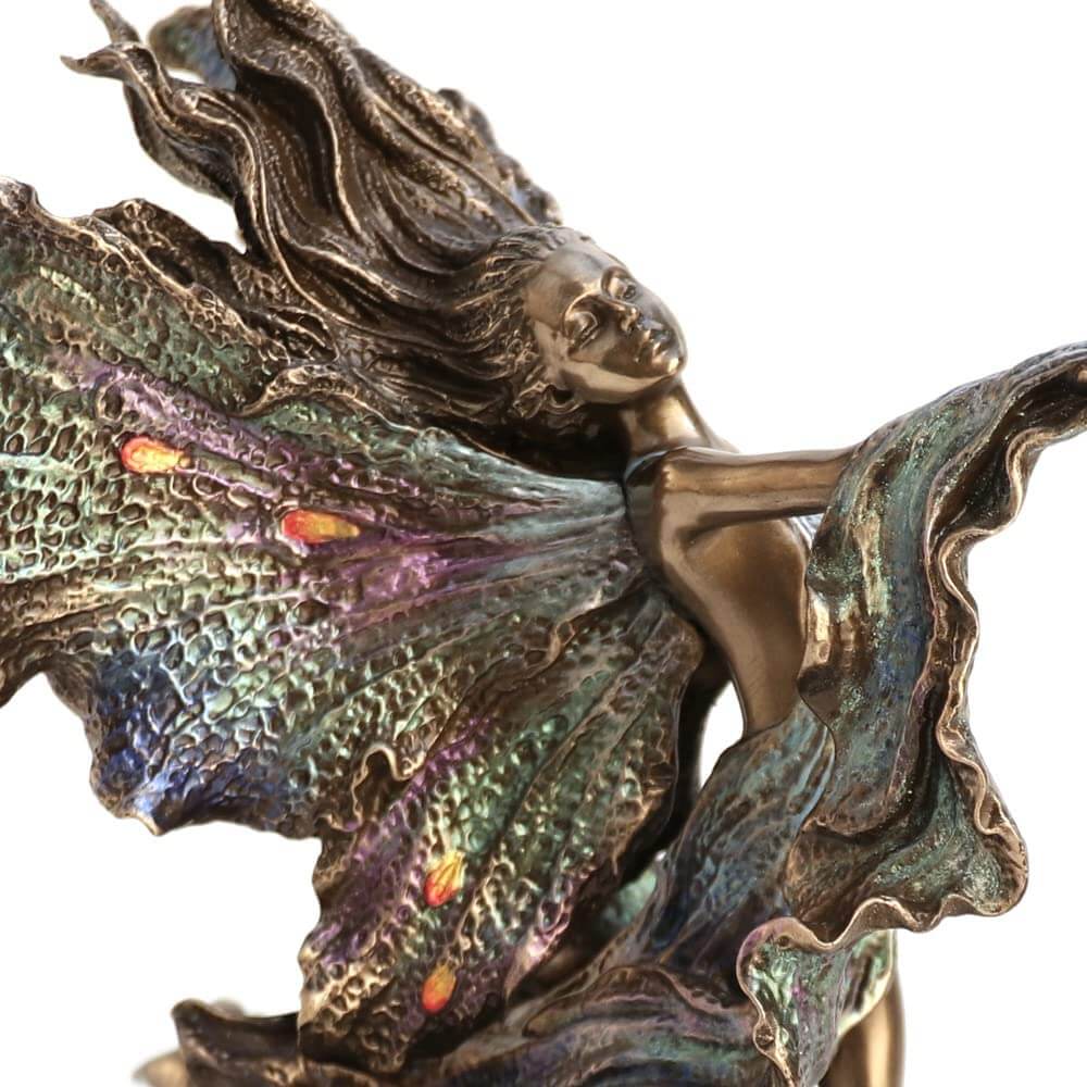 Where Moonbeams Fall – Josephine Wall Cold Cast Bronze Fairy & Pixie Figurine