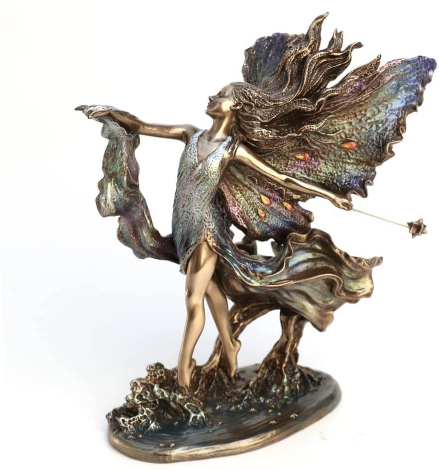 Where Moonbeams Fall – Josephine Wall Cold Cast Bronze Fairy & Pixie Figurine