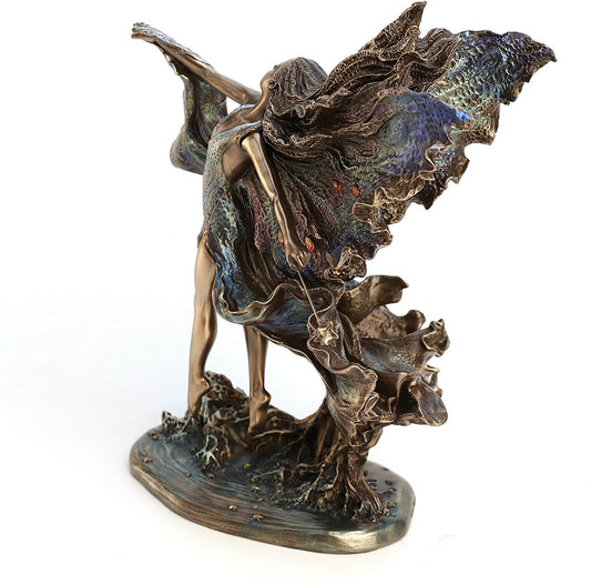Where Moonbeams Fall – Josephine Wall Cold Cast Bronze Fairy & Pixie Figurine