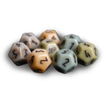 River Pebble Dice (8) - Legend in the Mist