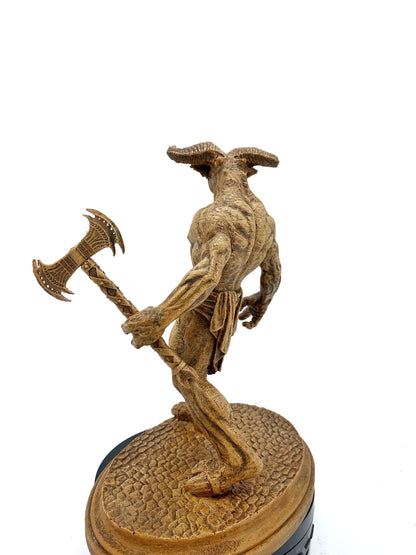 Minotaur Statue – Hand Painted Greek Mythology Resin Figurine