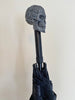 Ornate Skull Umbrella, Hand Sculpted Resin | Victorian Gothic Umbrella/Parasol | Fantasy Cosplay Fantasy Skull Umbrella, Gothic Accessory