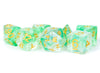 16mm Unicorn Polyhedral Dice Set | Transparent Resin RPG Dice