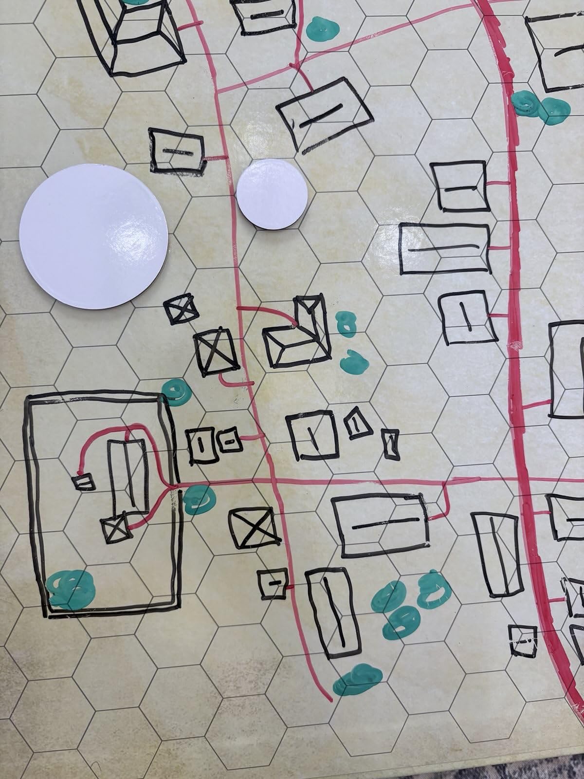 100 Dry Erase Tokens for DND – Reusable RPG Tokens in 2 Sizes