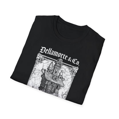 Baba Yaga Hut Shirt | Slavic Folklore Witch House Tee by Dellamorte Art | Chicken-Leg Hut T-Shirt | Dark Fairytale Gothic Apparel