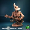 Bethany Vigilant Bard - Female Human Bard - Miniature & Bust