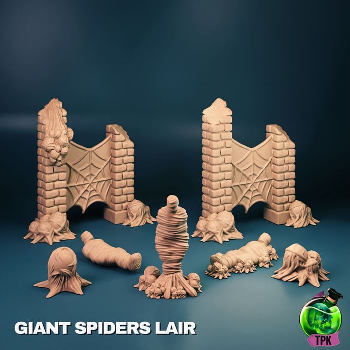 Giant Spider's Lair Scatter Set