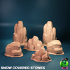 Snow Covered Stones – RPG Terrain Scatter