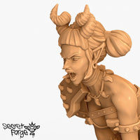 Moxie the Brutal - Secret Forge - Femme Fatales issue #01 - tabletop - rpg - DND - Miniature