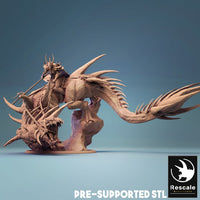 Mounted Crystal Drake