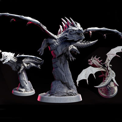 Young (Wyrmling) Red Dragon Miniatures