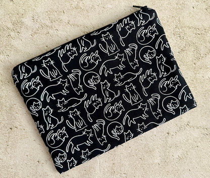 Cats Tarot Card Bag - Tarot Deck Storage Bag - Witchy Bag