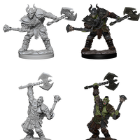 Pathfinder: Deep Cuts - Half-Orc Male Barbarian