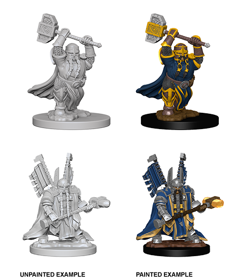 D&D: Nolzur's Marvelous Miniatures – Dwarf Male Paladin (Unpainted)