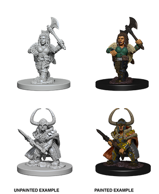 D&D: Nolzur's Marvelous Miniatures - Dwarf Female Barbarian