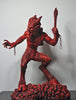 Krampus I Statue, Hand Painted Resin Sculpture, Red Finish | Mythical Creature Figurine | Unique Dark Christmas Demon, Gothic Folklore Decor