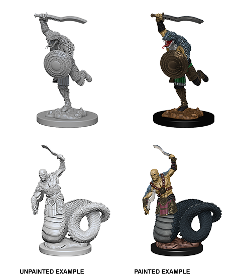 D&D: Nolzur's Marvelous Miniatures – Yuan-Ti Malisons (Unpainted)