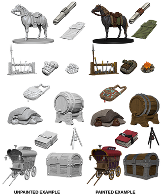 D&D: Nolzur's Marvelous Miniatures - Adventurer's Campsite