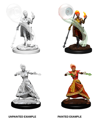 D&D: Nolzur's Marvelous Miniatures - Fire Genasi Female Wizard