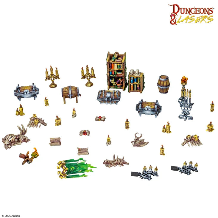 Dungeons & Lasers: Caves Series - Cavern Relics Terrain Set