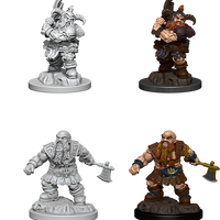 D&D: Nolzur's Marvelous Miniatures - Dwarf Male Barbarian