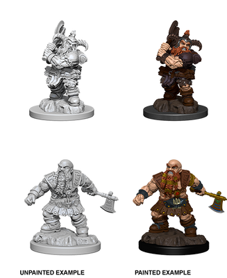 D&D: Nolzur's Marvelous Miniatures - Dwarf Male Barbarian