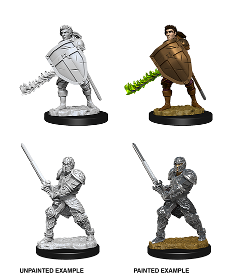 D&D: Nolzur's Marvelous Miniatures – Human Male Fighter (Unpainted)