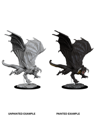 D&D: Nolzur's Marvelous Miniatures - Young Black Dragon