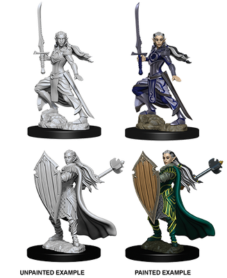 D&D: Nolzur's Marvelous Miniatures - Elf Female Paladin