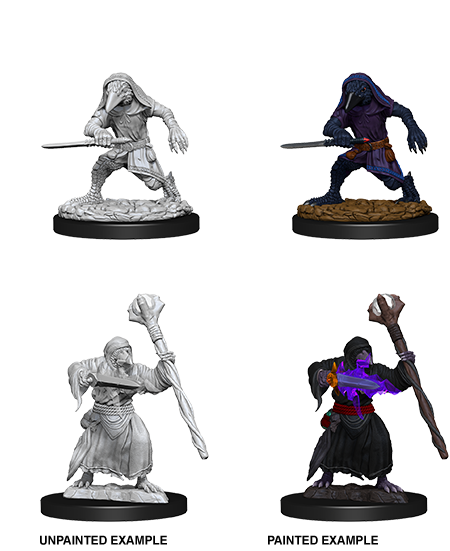 D&D: Nolzur's Marvelous Miniatures – Kenku Adventurers (Unpainted)