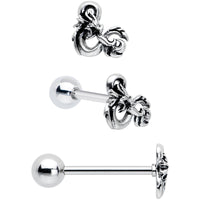 Officially Licensed Dungeons & Dragons Dice Barbell Tongue Ring  Set of 2