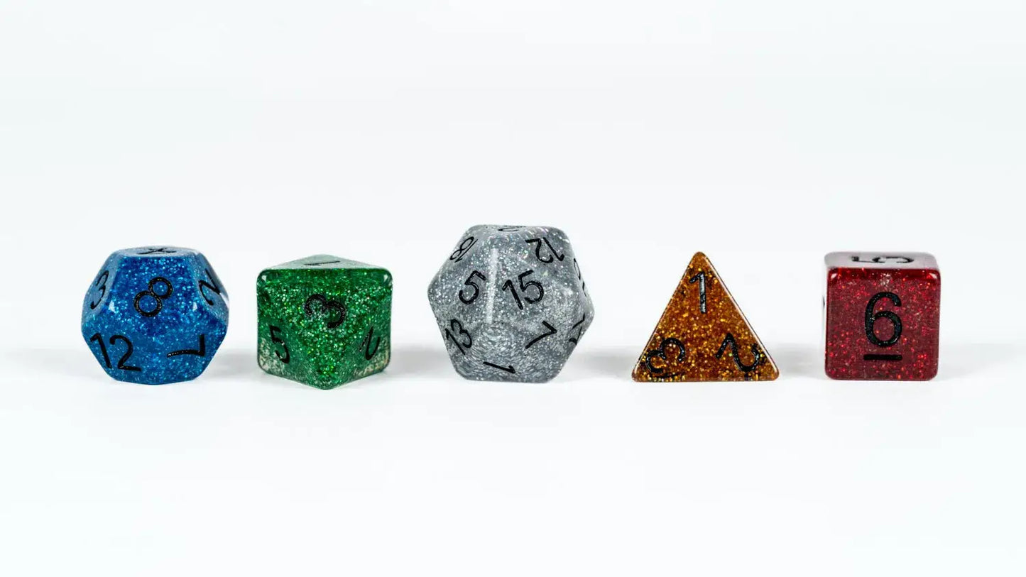 D&D 50th Anniversary Modern Holmes Inspired Dice Set - Official Licensed
