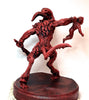 Krampus III Statue, Hand Painted Resin Sculpture, Red Finish |Mythical Creature Figurine |Unique Dark Christmas Demon, Gothic Folklore Decor
